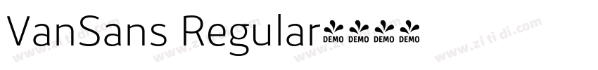 VanSans Regular字体转换